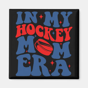 Íman Meu Hóquei Era Era Groovy Hockey Mãe Mãe Mãe Mothe