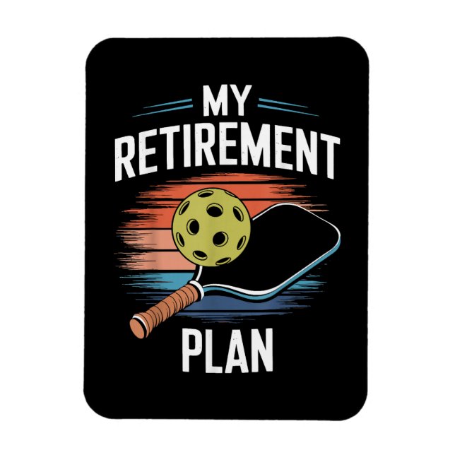 Íman Meu Jogador de Pickleball do Plano de Aposentadori (Vertical)