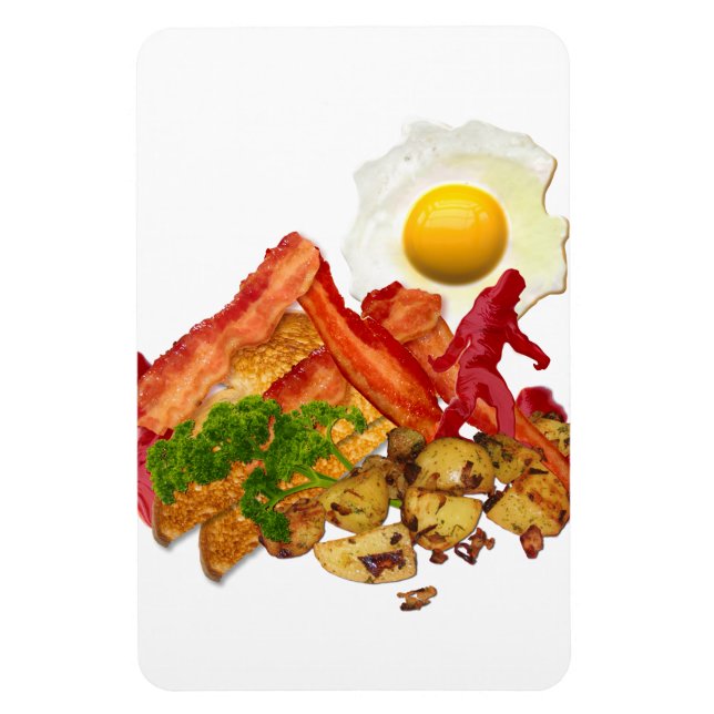 Íman Meu Ketchup foi esquadrão para decoração de bacon (Vertical)