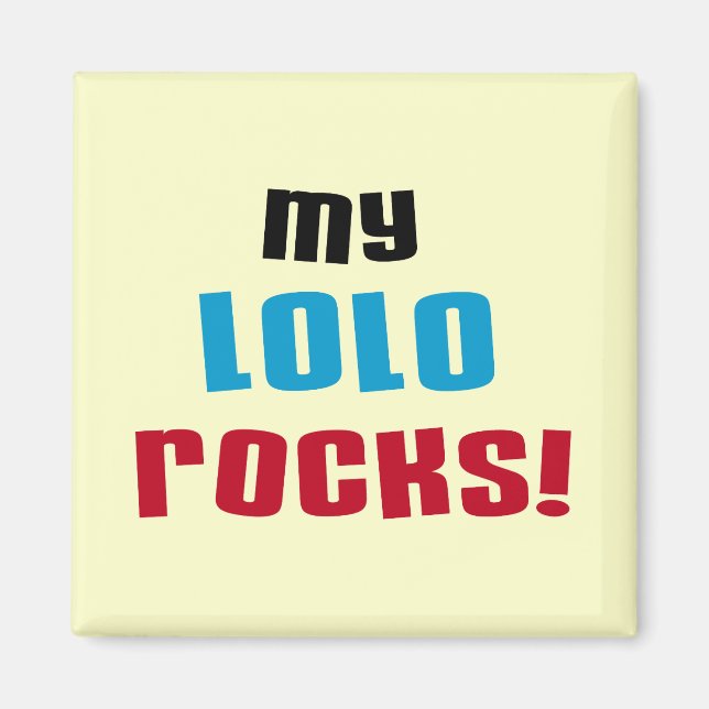 Íman Meu Lolo balança t-shirt e presentes (Frente)