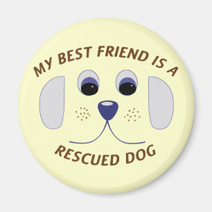 Íman Meu melhor amigo é um cão salvado