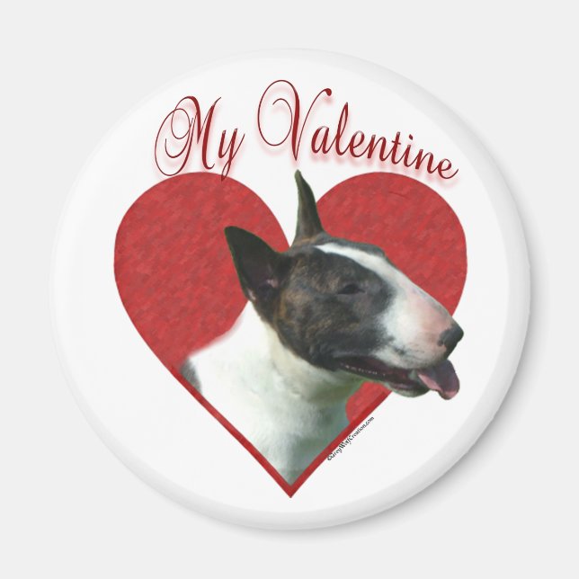 Íman Meu Namorados Bull Terrier (Frente)
