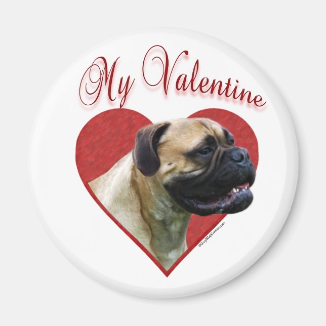 Íman Meu Namorados Bullmastiff (Frente)