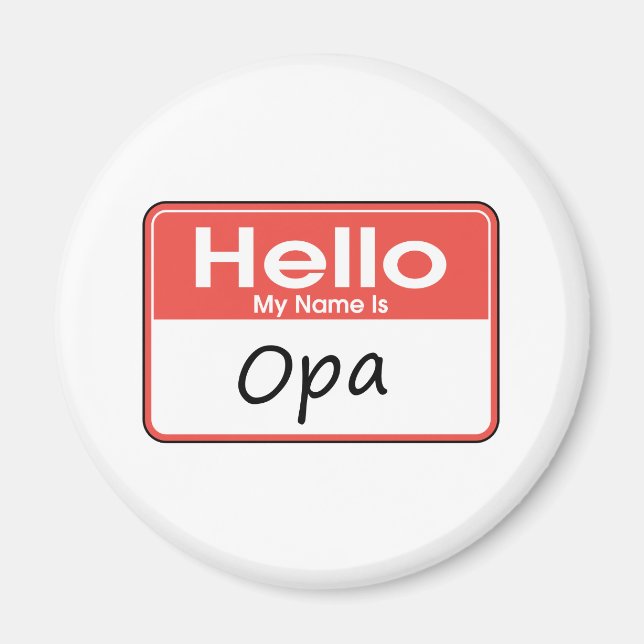Íman Meu nome é Opa (Frente)