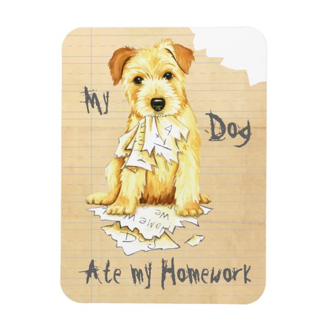 Íman Meu Norfolk Terrier Comeu Meu Trabalho De Casa (Vertical)