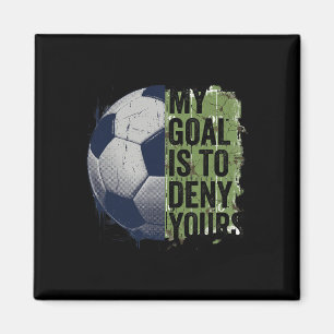 Íman Meu Objetivo É Negar O Seu Futebol Goleiro Criança