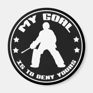 Íman Meu objetivo, Magnet de goleiro de hóquei em camp
