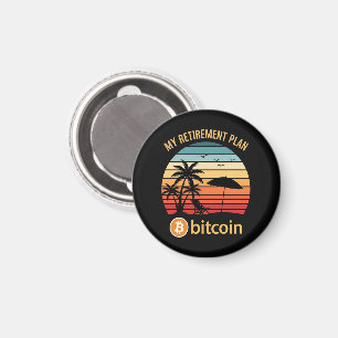 Íman Meu Plano de Aposentadoria Bitcoin Praia Pôr do So