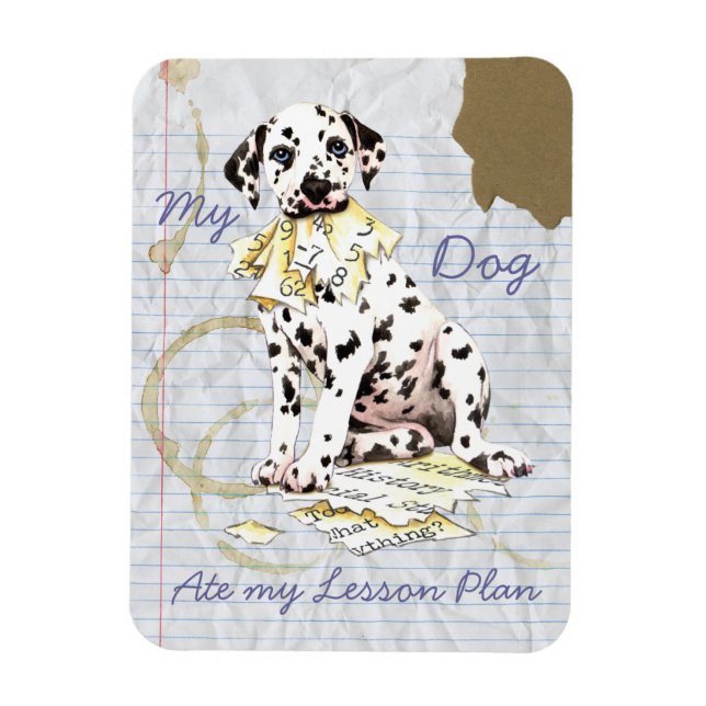 Íman Meu plano de lição do Dalmaciano (Vertical)