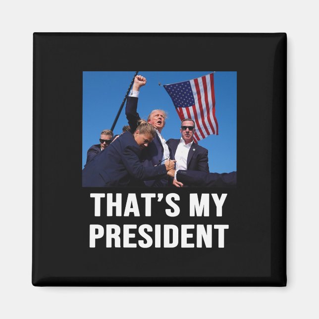 Íman Meu Presidente Trump 2024 (Frente)