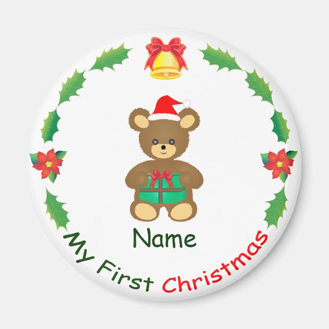 Íman Meu Primeiro Natal (Frente)