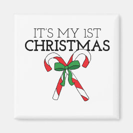 Íman Meu primeiro Natal Feriado com um Bebê