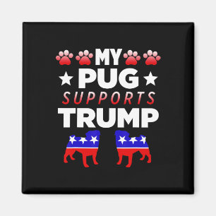 Íman Meu Pug Apoia o Presente de Eleição de Trump Para