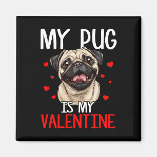 Íman Meu Pug é meu namorado no dia dos namorados