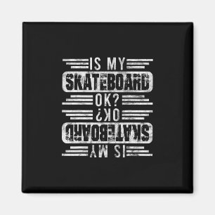 Íman Meu Skate Está Bem Skatista Skate Esqui Em Linha P