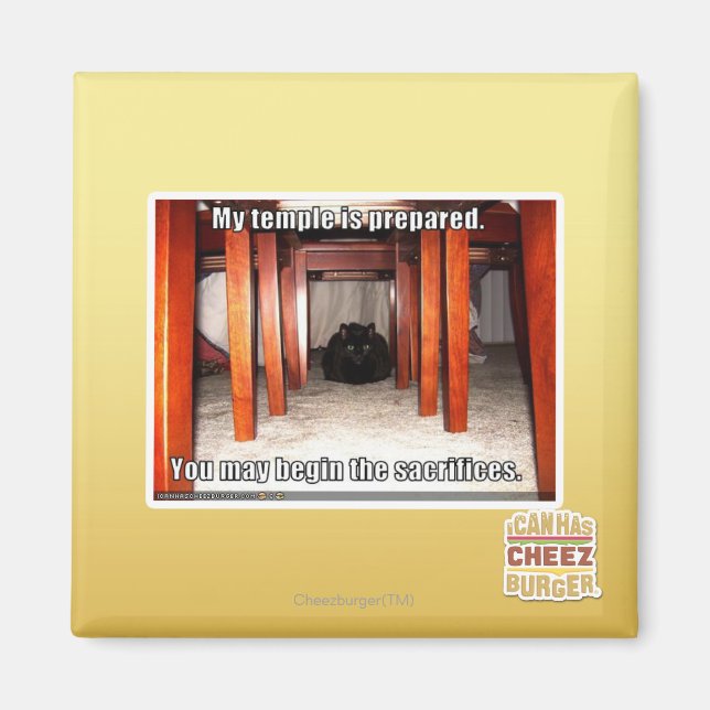 Íman Meu templo está preparado. (Frente)