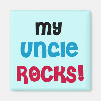 Íman Meu tio Rocks T-shirts e presentes