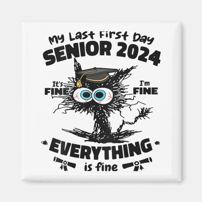 Íman Meu último Mais velho do primeiro dia de 2024 Está (Frente)