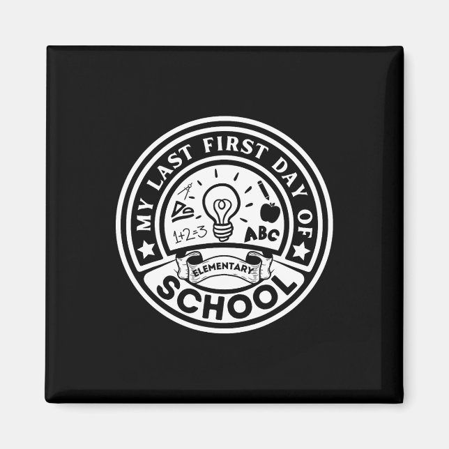Íman Meu Último Primeiro Dia Na Escola Primária De Volt (Frente)