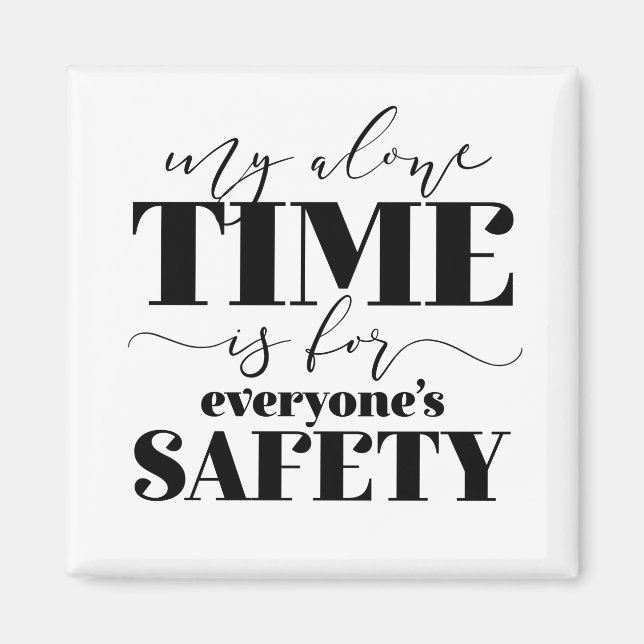 Íman Meu único tempo é para a segurança de todos (Frente)