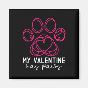 Íman Meu Valentim Tem Patas - Valentim Divertido Amante