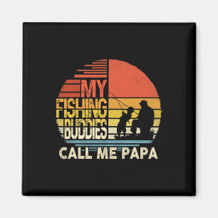 Íman Meus Amigos de Pesca Me Chamam de Papai Camisa Dia