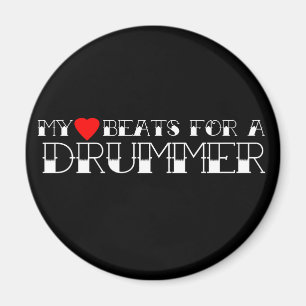 Íman Meus batimentos cardíacos para um baterista