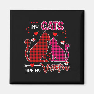 Íman Meus Gatos São Meu Casal de Namorados no Dia dos N