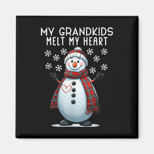 Íman Meus Netos Derretem Meu Coração Avô Snowman