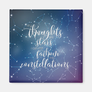 Íman Meus pensamentos são estrelas