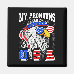 Íman Meus Pronunciantes São Usa Águia Americana Engraça