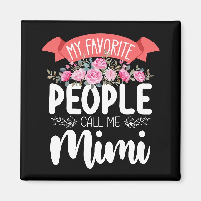 Íman Meus Queridos Me Chamam de Mimi no Dia das Mães (Frente)