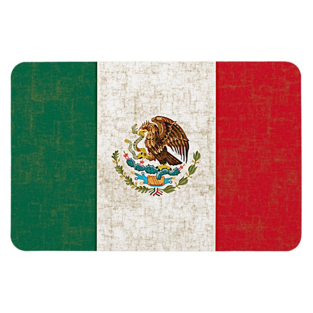 Íman MEXICAN FLAG Flexible Magnet (Horizontal)