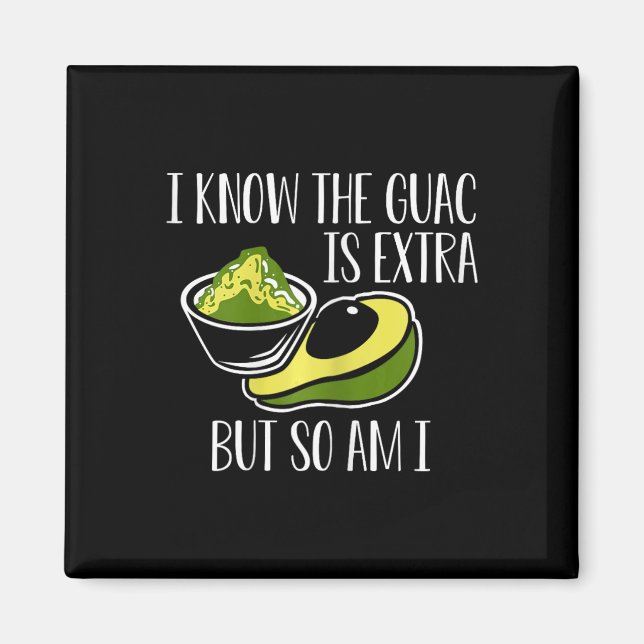 Íman Mexicano Guacamole Avocado Cinco De Mayo (Frente)