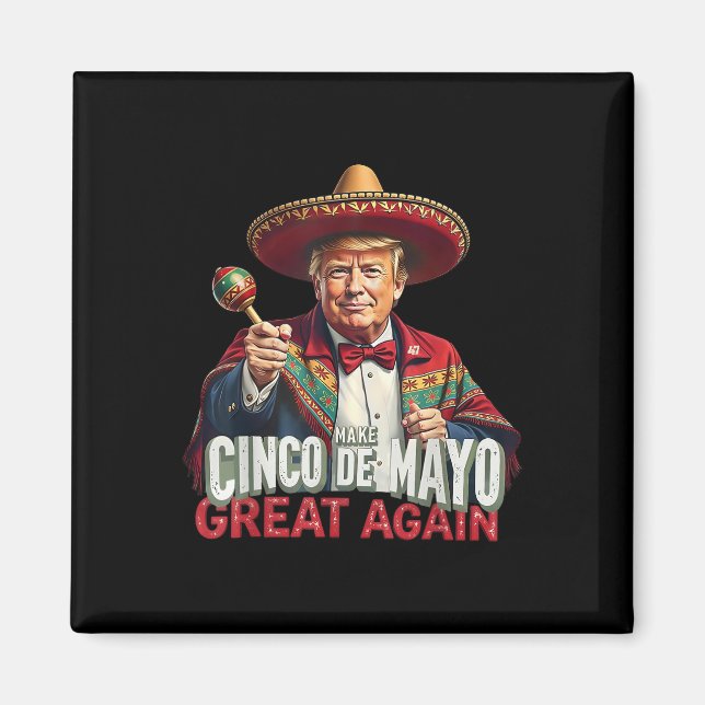 Íman Mexicano Torne Excelente Cinco De Mayo Novamente E (Frente)