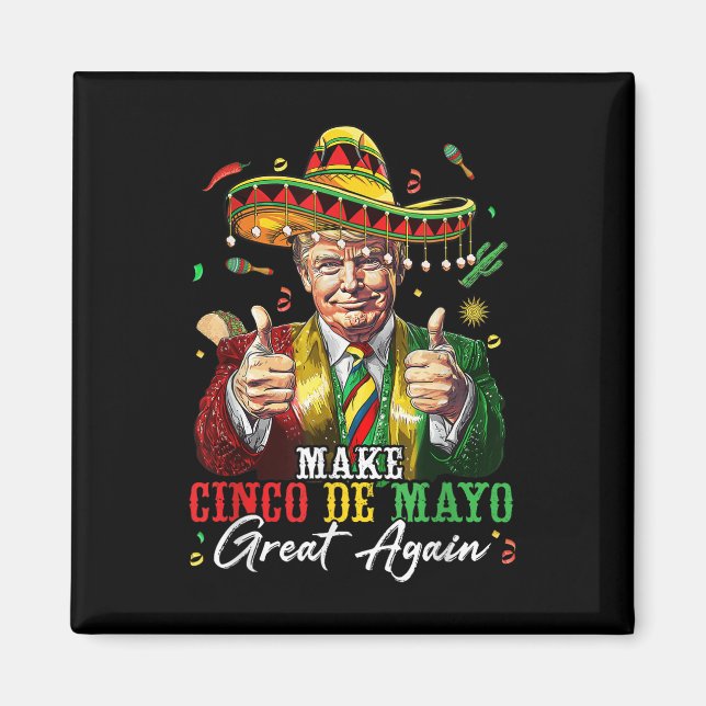 Íman Mexicano Torne O Excelente Cinco De Mayo Mais Engr (Frente)