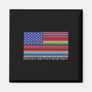 Íman México Americano Bandeira Serape Cinco De Mayo Par