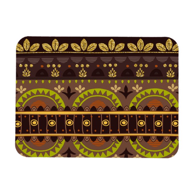Íman México: Arte Tribal Mayan (Horizontal)