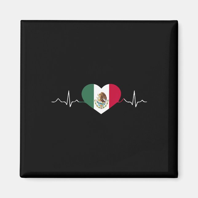 Íman México: Bandeira do Dia da Independência Mexicana (Frente)