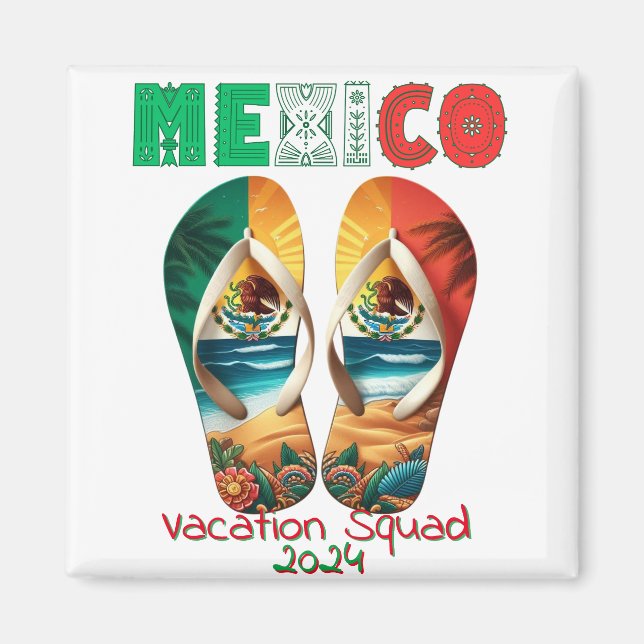 Íman México, Design de fuga tropical de fuga de Sacudir (Frente)