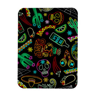 Íman México Fiesta Pattern