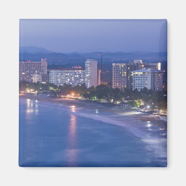 Íman México, Guerrero, Ixtapa. Hotéis Ixtapa ao longo (Frente)