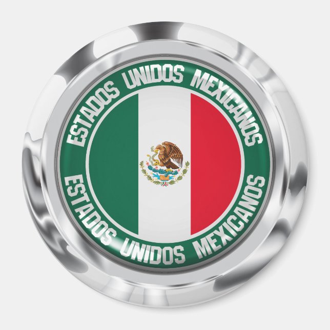 Íman México Round Emblem (Frente)