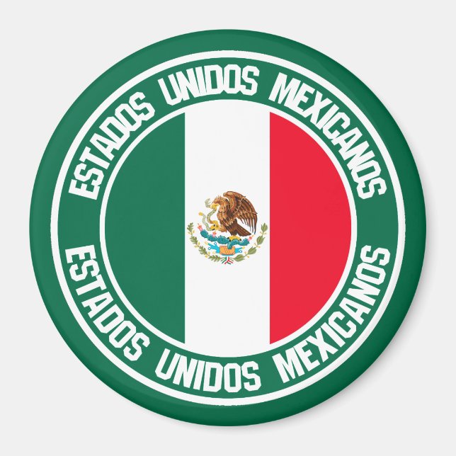 Íman México Round Emblem (Frente)