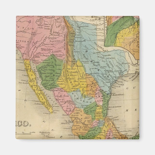 Íman México, Texas (Frente)