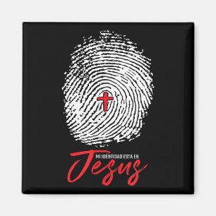 Íman Mi Identidad En Jesus Faith Camisetas Inspiraciona