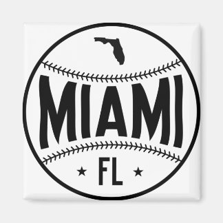 Íman Miami Baseball Themed