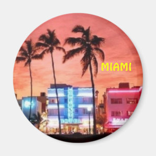 Íman Miami Beach, Flórida Magnet