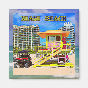 Íman Miami Beach Magnet 10B