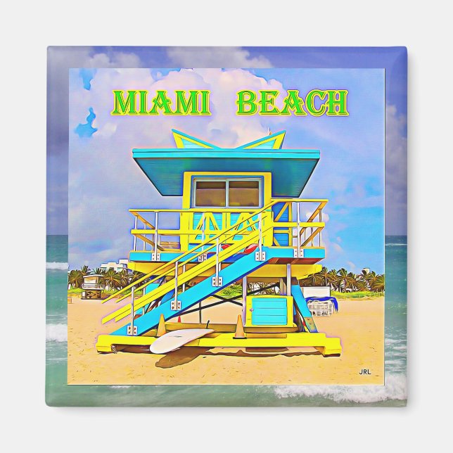 Íman Miami Beach Magnet 2B (Frente)